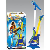 Rock Guitar with Microphone Stand