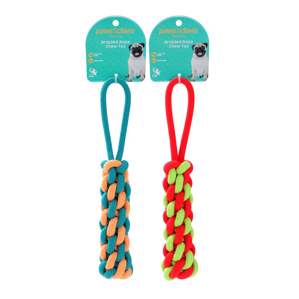 Rope Chew Dog Toy – 29cm (Assorted)