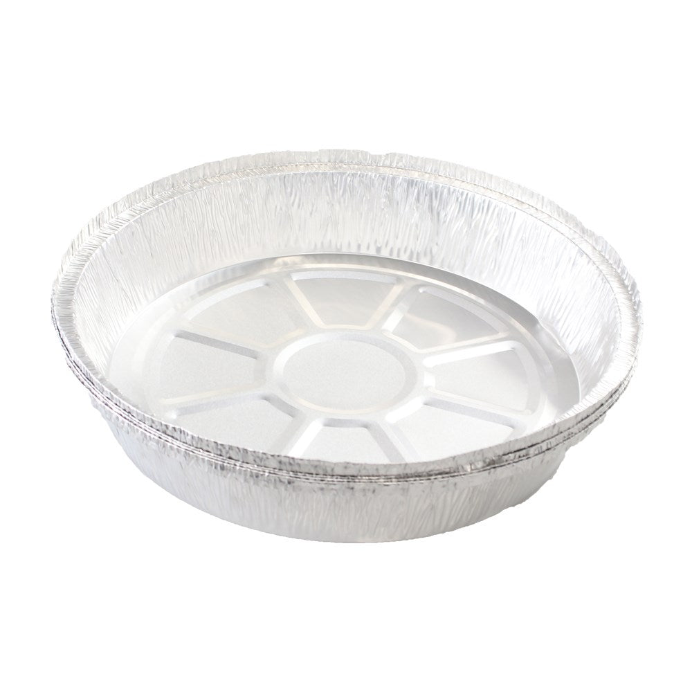 Round Foil Containers with Lids – 23cm (4 Pack)