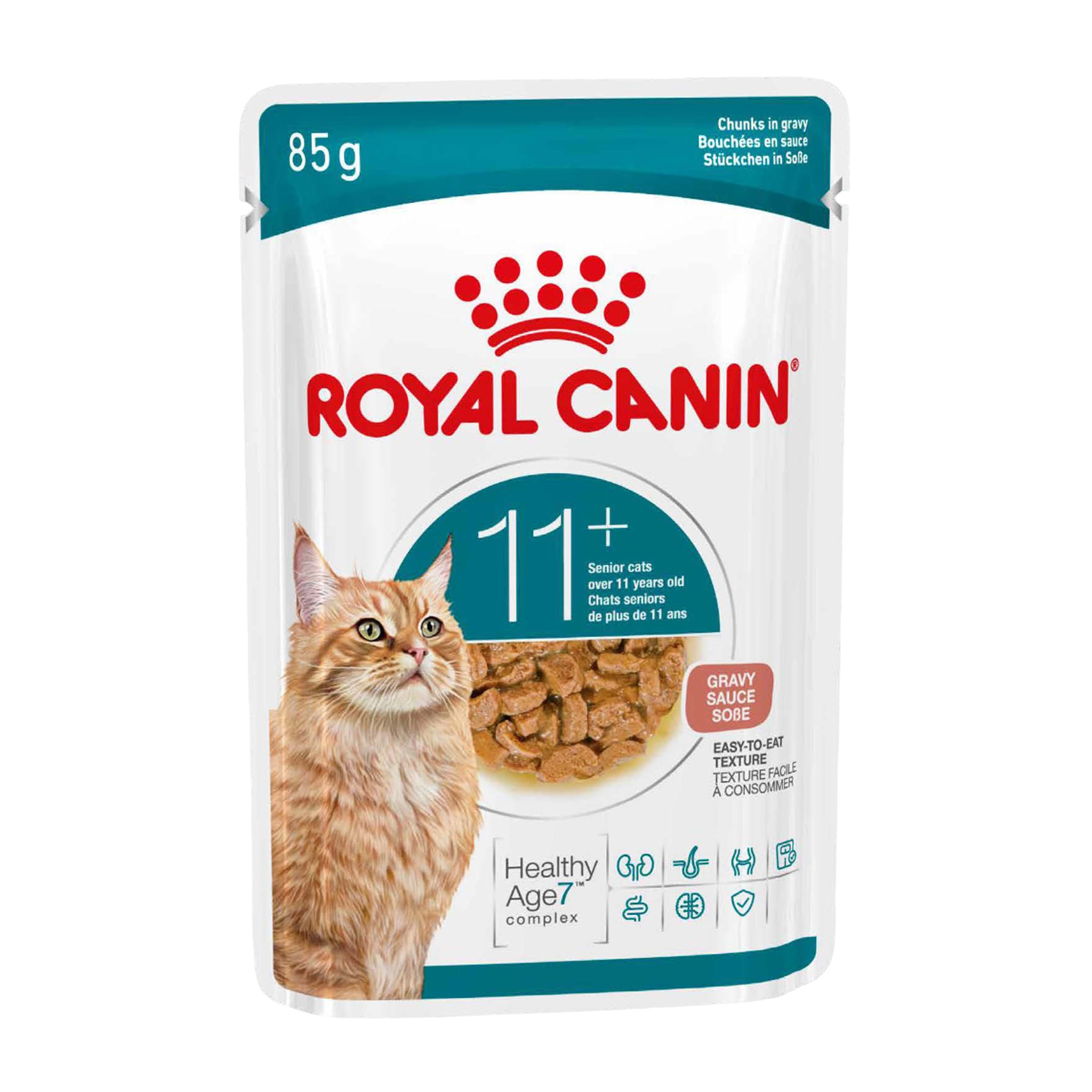 Royal Canin Ageing 11+ Gravy Adult Wet Cat Food Pouches