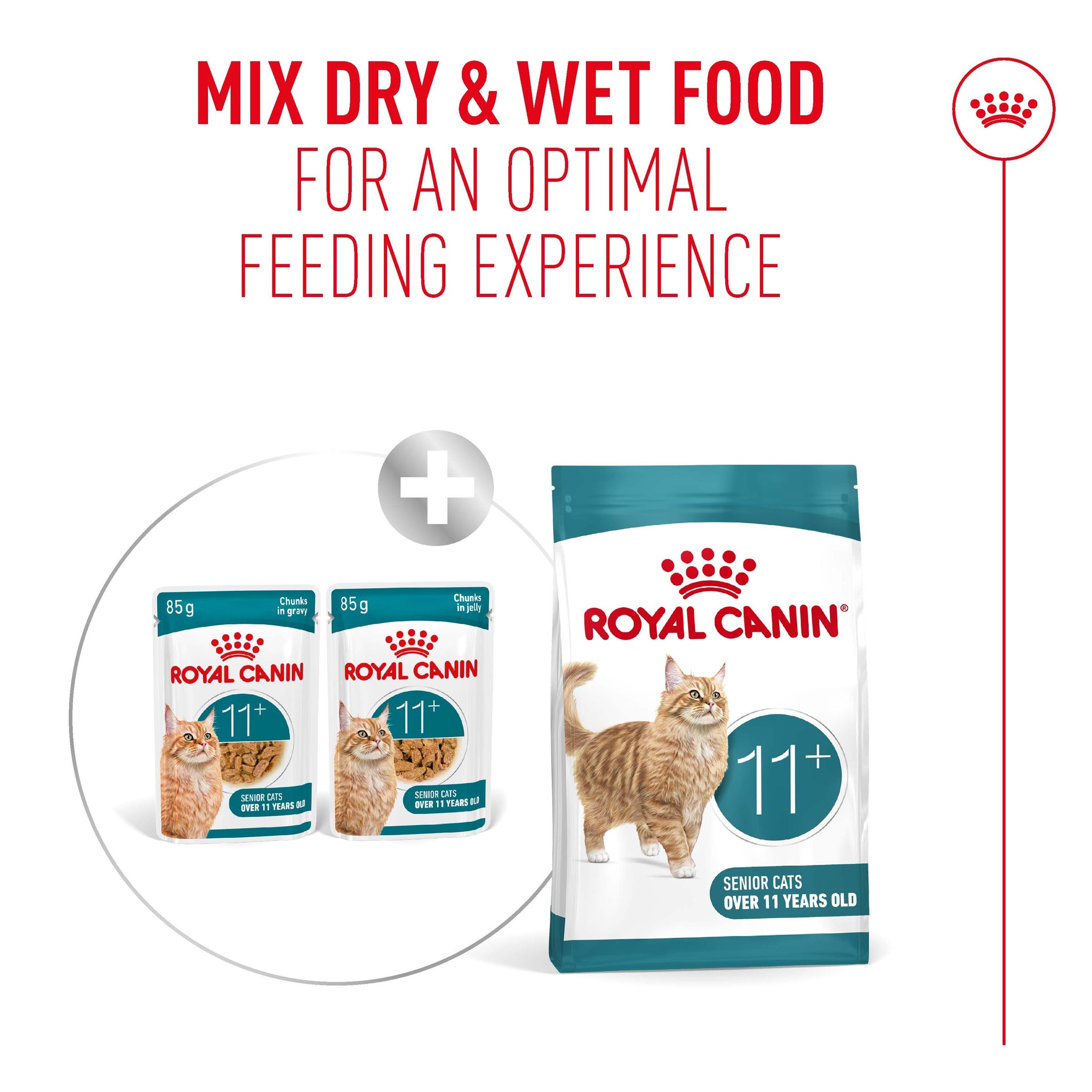 Royal Canin Ageing 11+ Gravy Adult Wet Cat Food Pouches