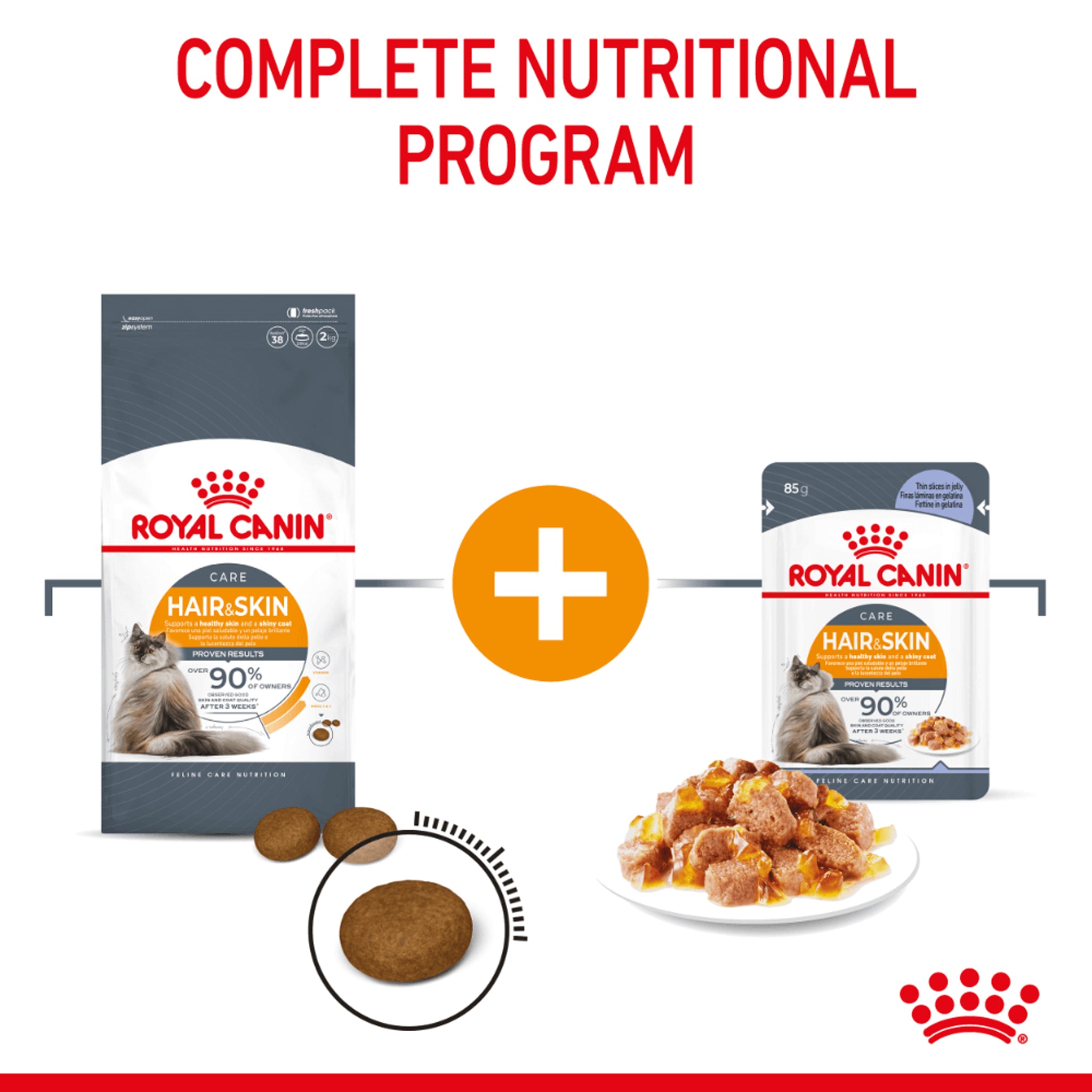 Royal Canin Hair & Skin Jelly Wet 12x85g