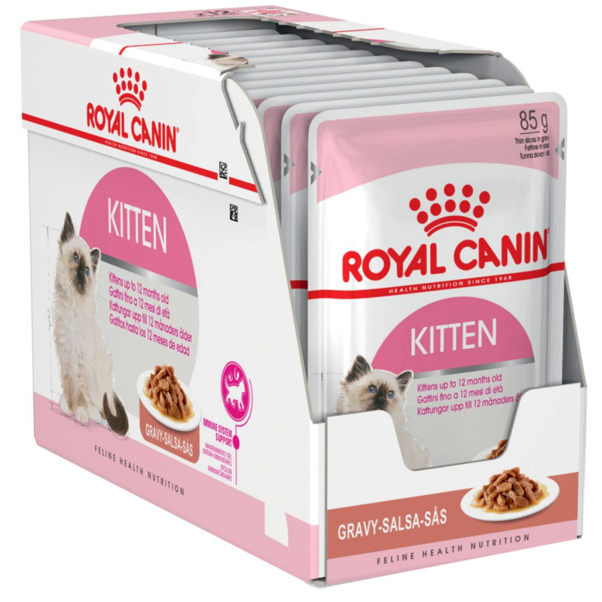Royal Canin Kitten Gravy Pouches 85gx12