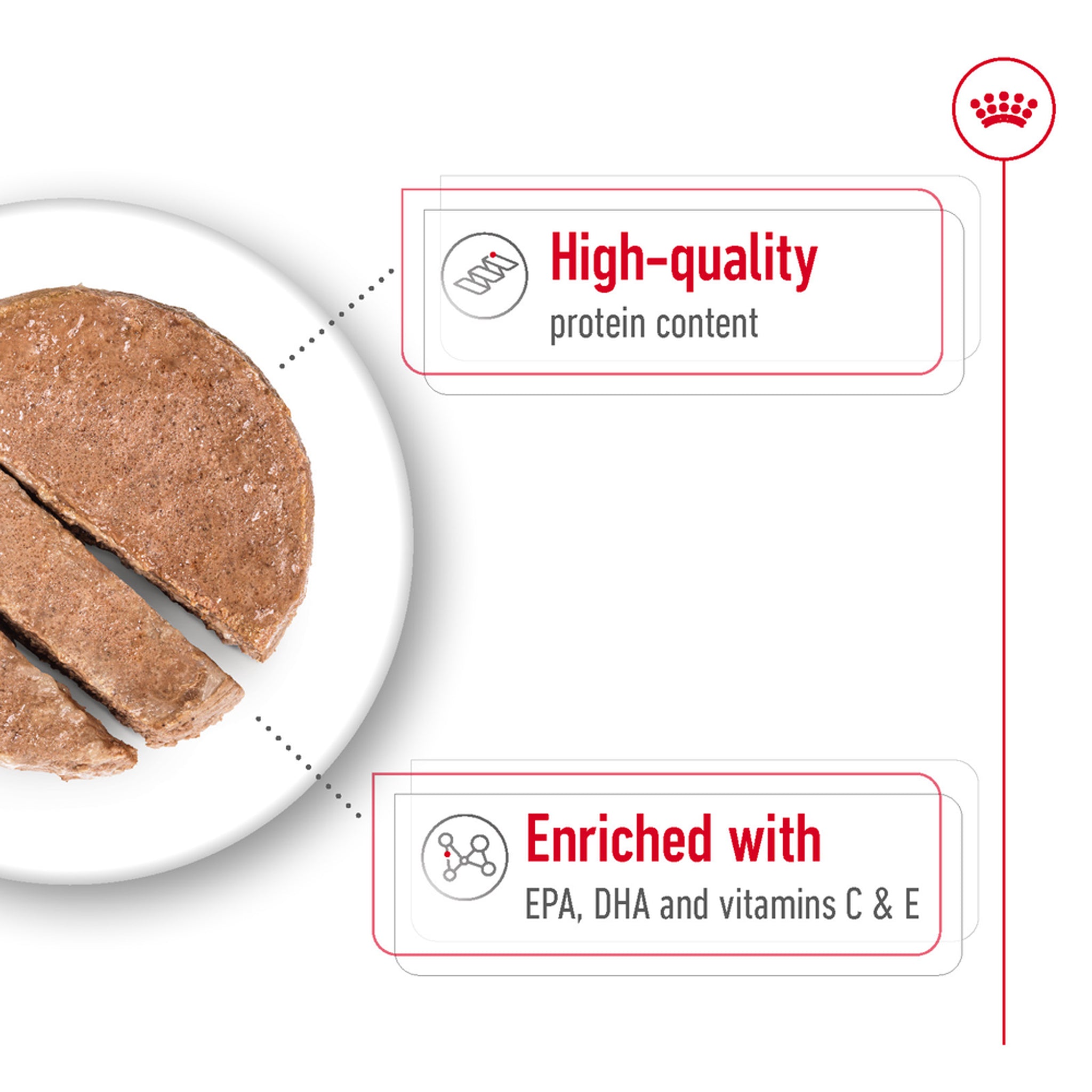Royal Medium Ageing 7 Plus Loaf Wet Dog Food Can