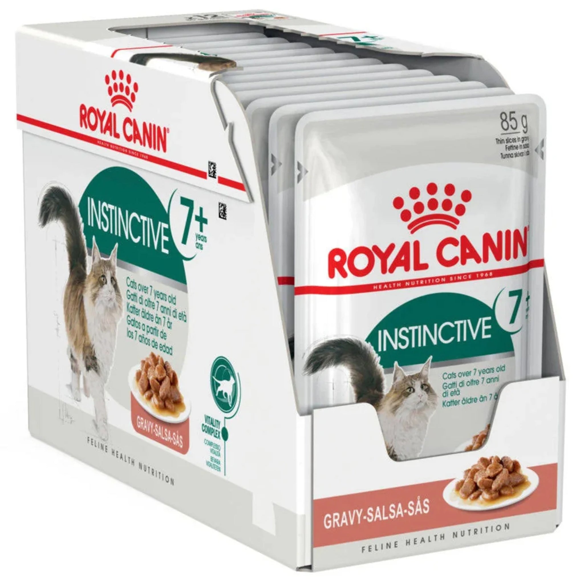 Royal Canin Cat Instinctive 7+ Gravy Pouches 85gx12