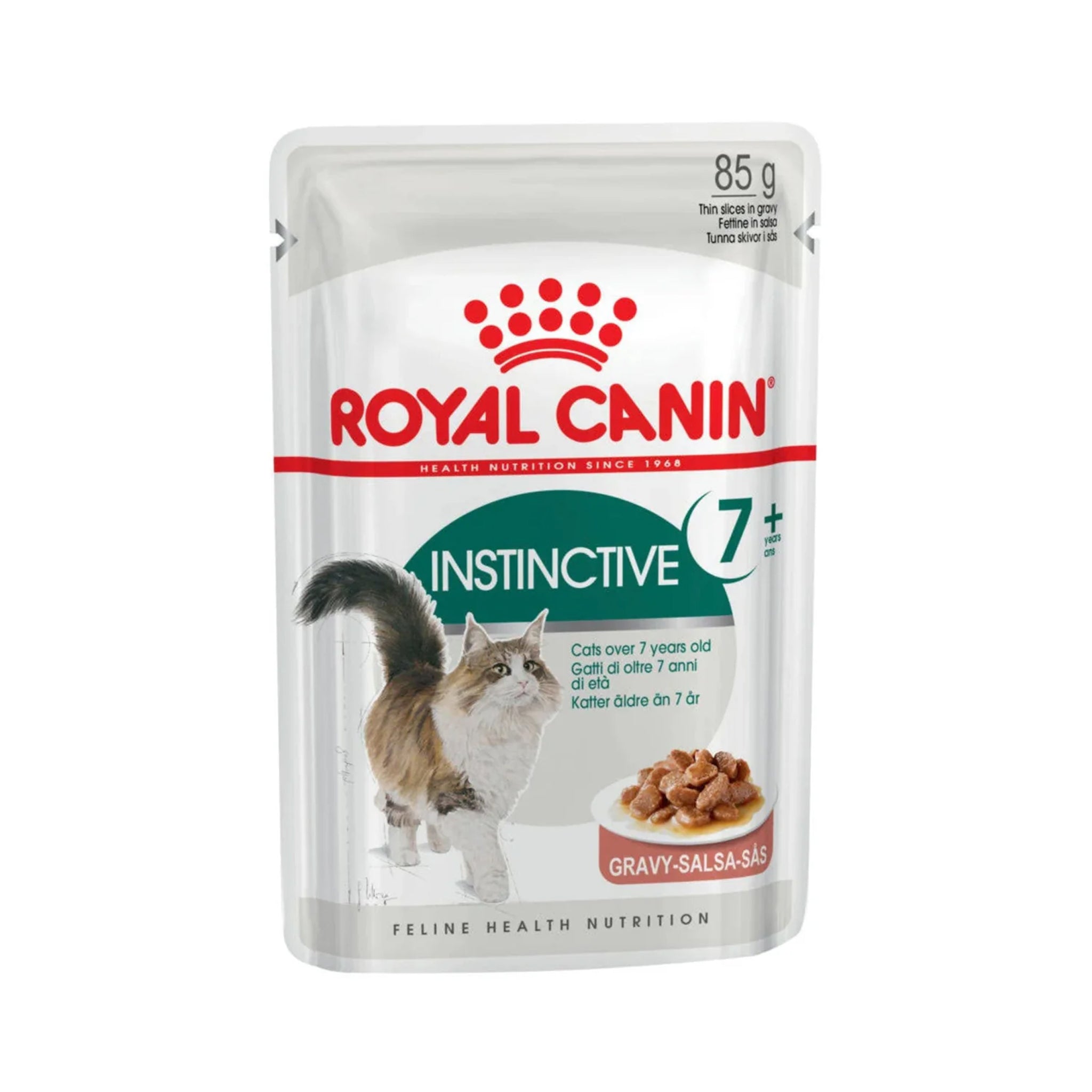 Royal Canin Cat Instinctive 7+ Gravy Pouches 85gx12