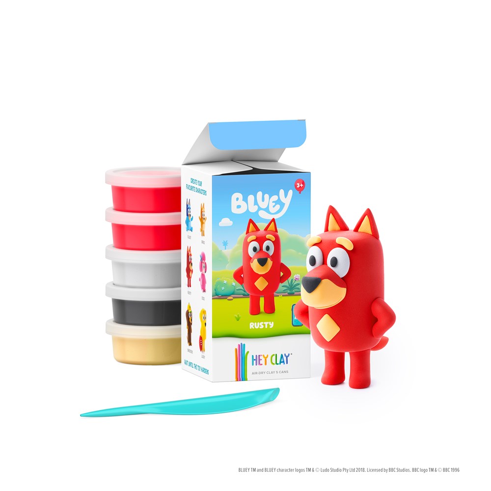 Hey Clay Bluey single character