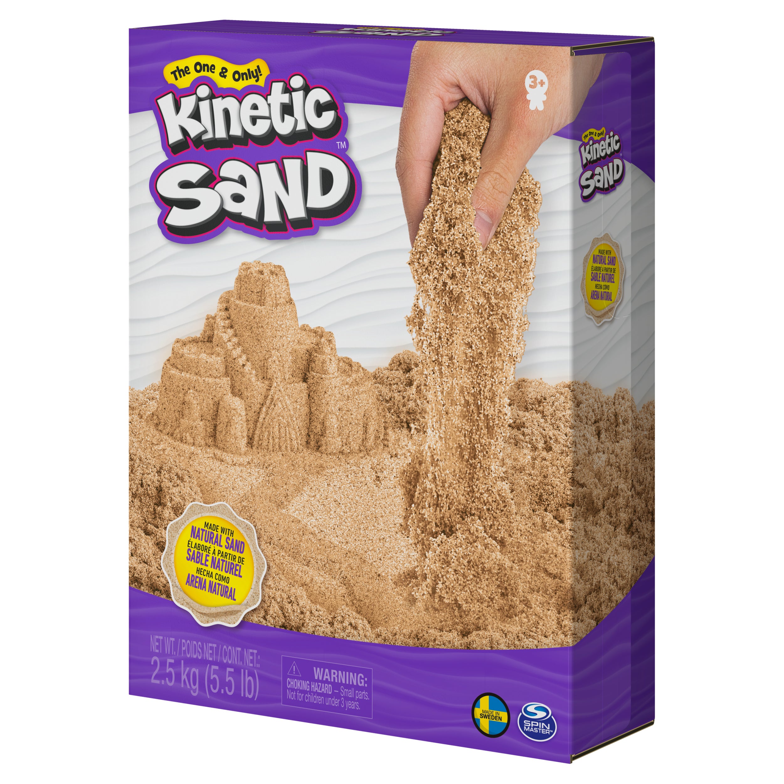Kinetic Sand 2.5kg Brown Bulk Sand