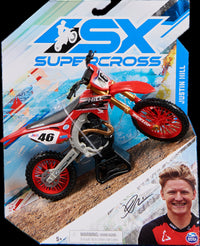 Supercross 1:10 Diecast Motorcycle assorted