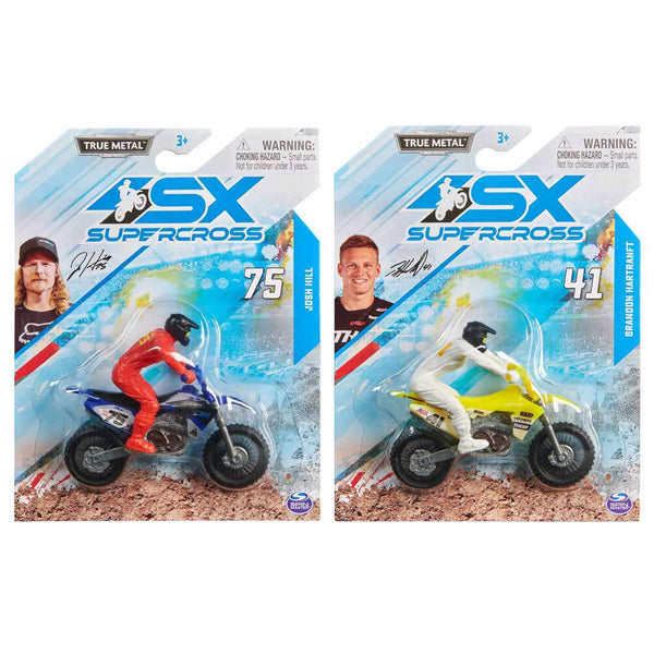 Supercross 1:24 Diecast Motorcycle assorted