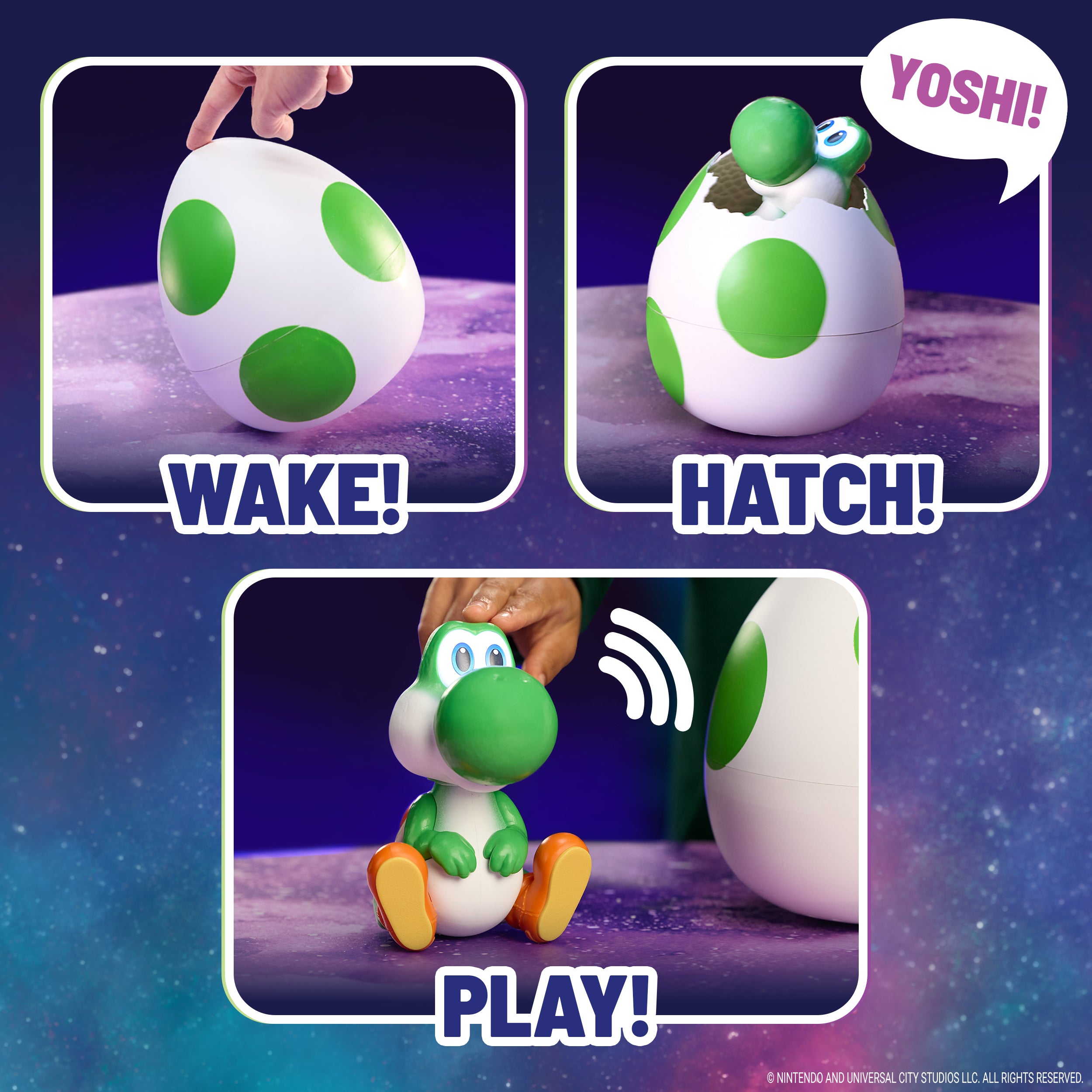 YOSHI Interactive Hatching Egg