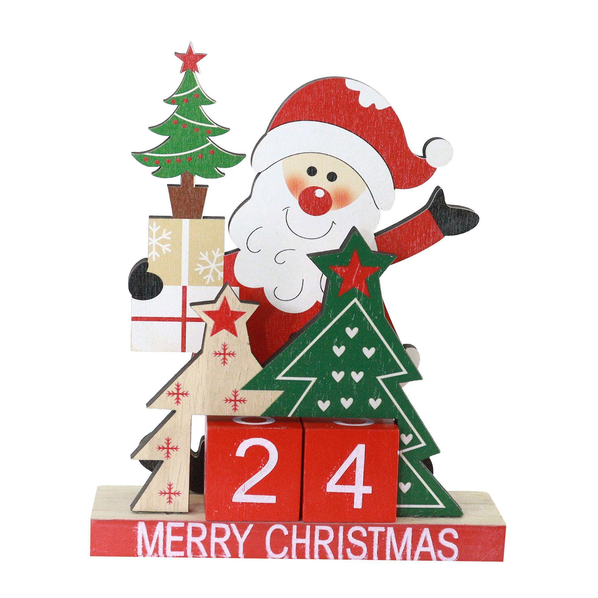 Santa Count Down Deco Assorted