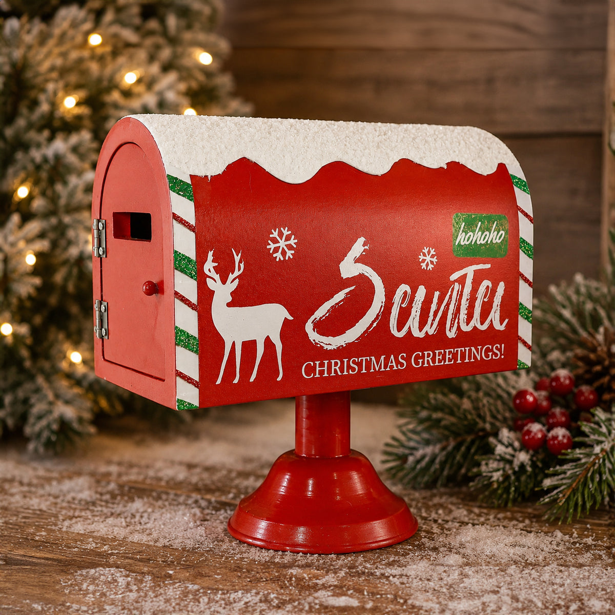 Santa Farm Mail Box