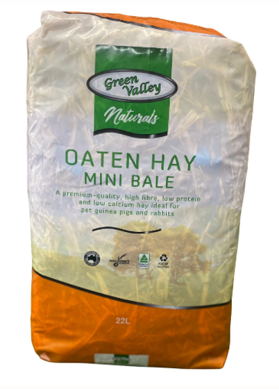 Green Valley Naturals Mini Oaten Bale 22l