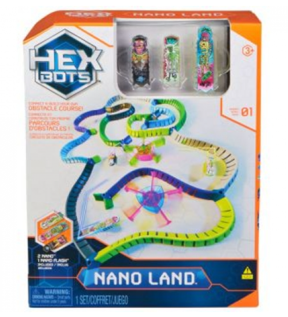Hex Bots Flash Nano Land Small Playset