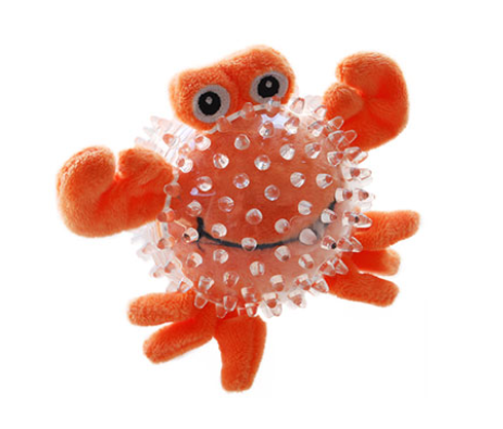 Ruff Play Dog Toy Plush Crab