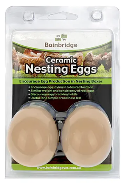 Bainbridge Nesting Eggs Poultry - Ceramic (2 Pack)