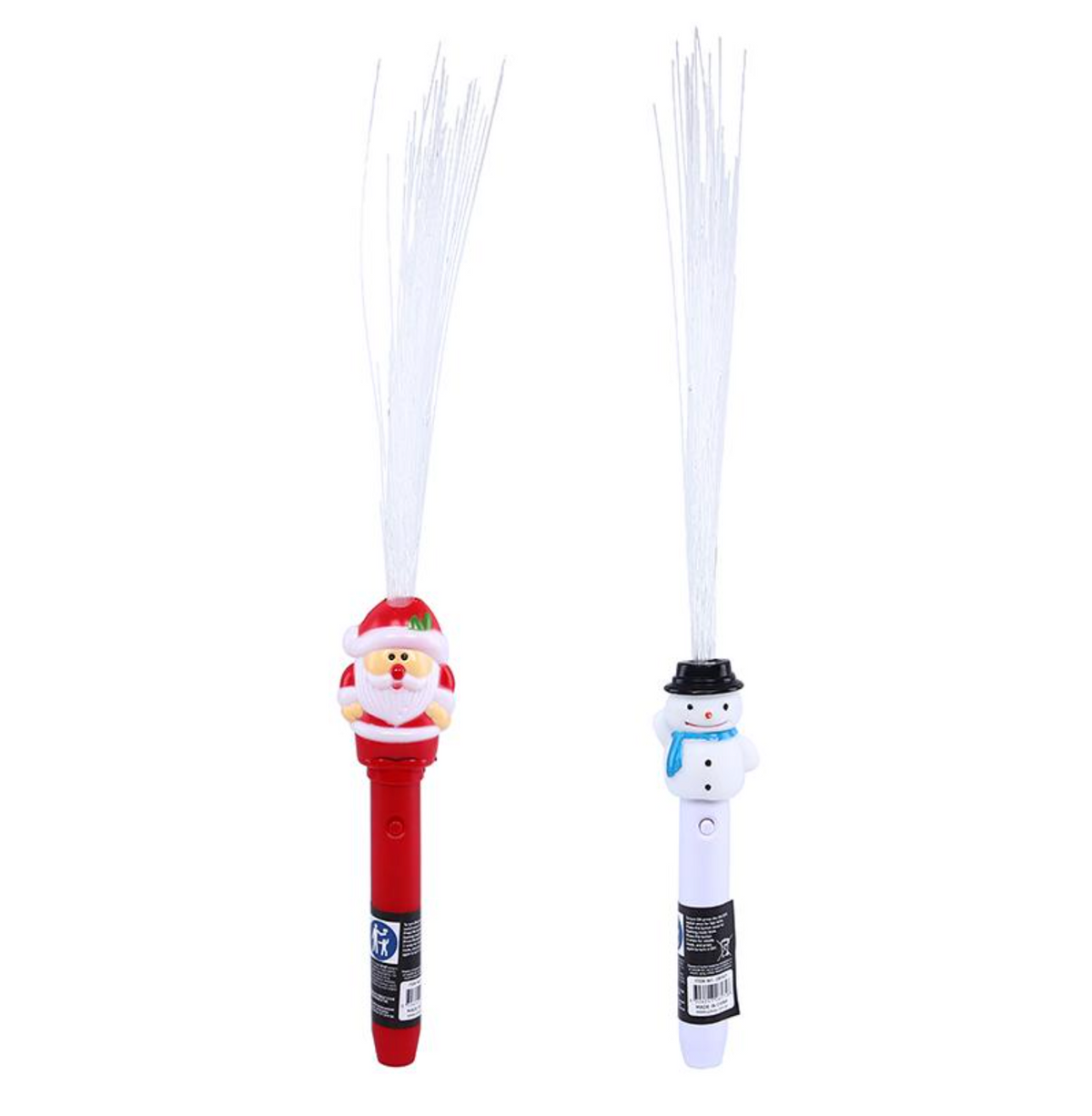 Toy Wand Fibre Optic Christmas Assorted