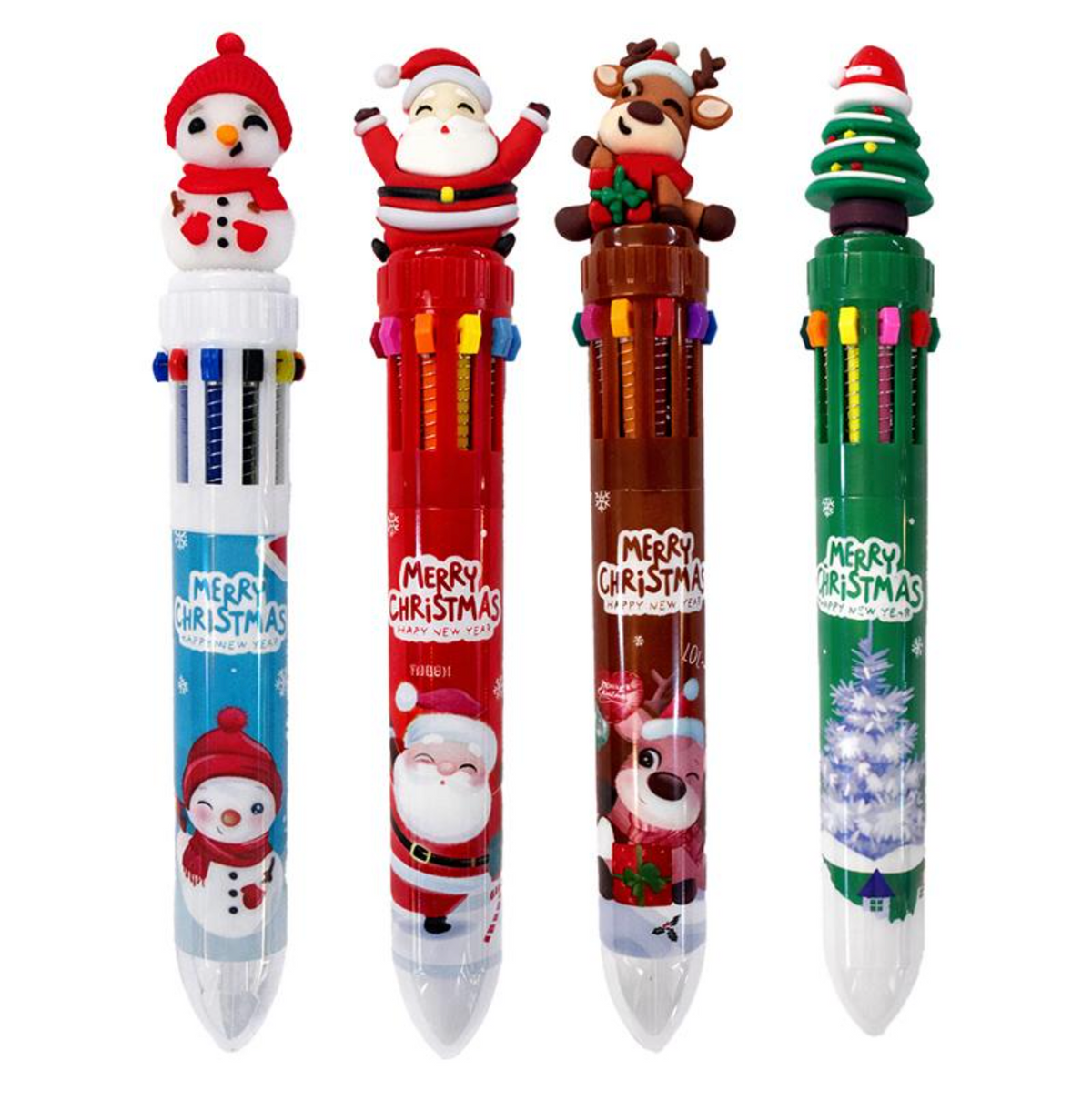 Christmas 10-in-1 Novelty Pen Assorted