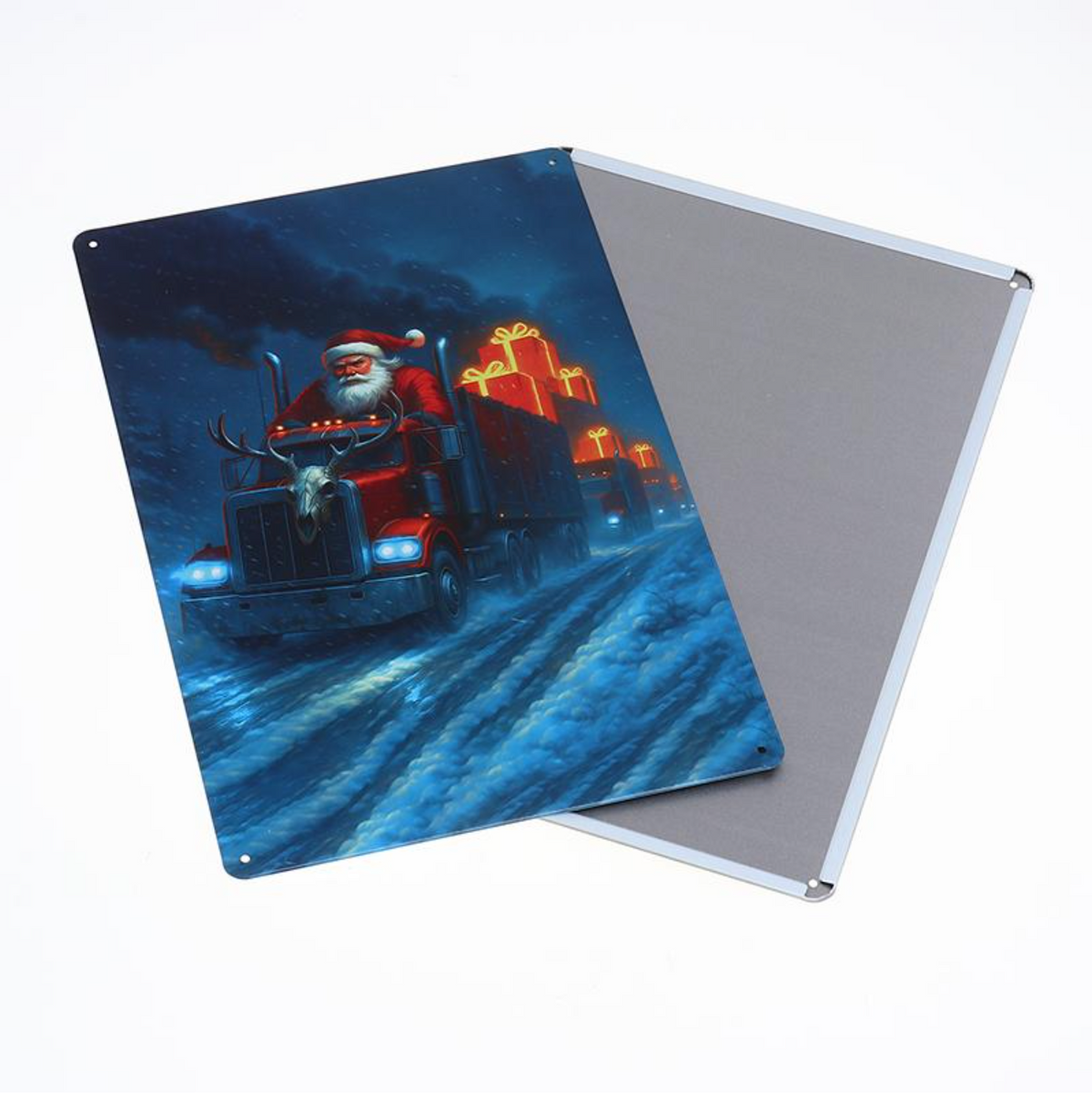 Christmas Metal Sign 20cm x 30cm Assorted