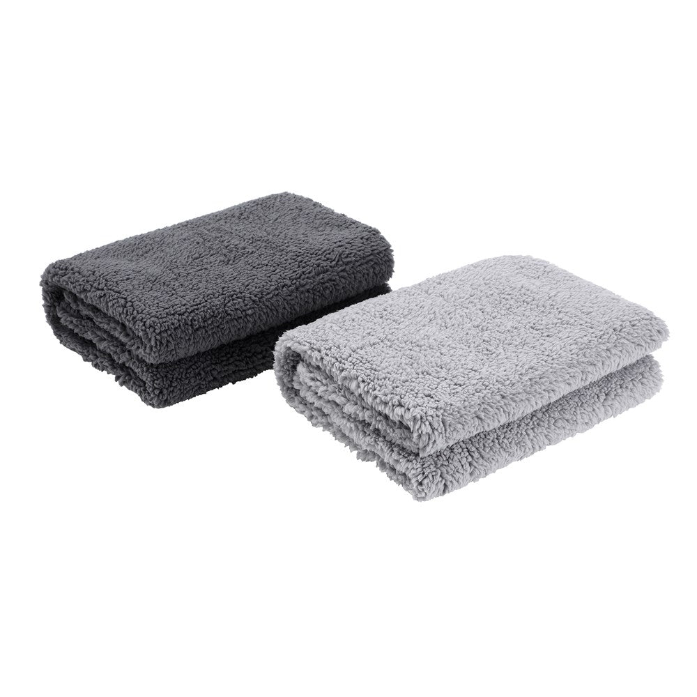 Sherpa Fleece Throw Rug 1M X 1M