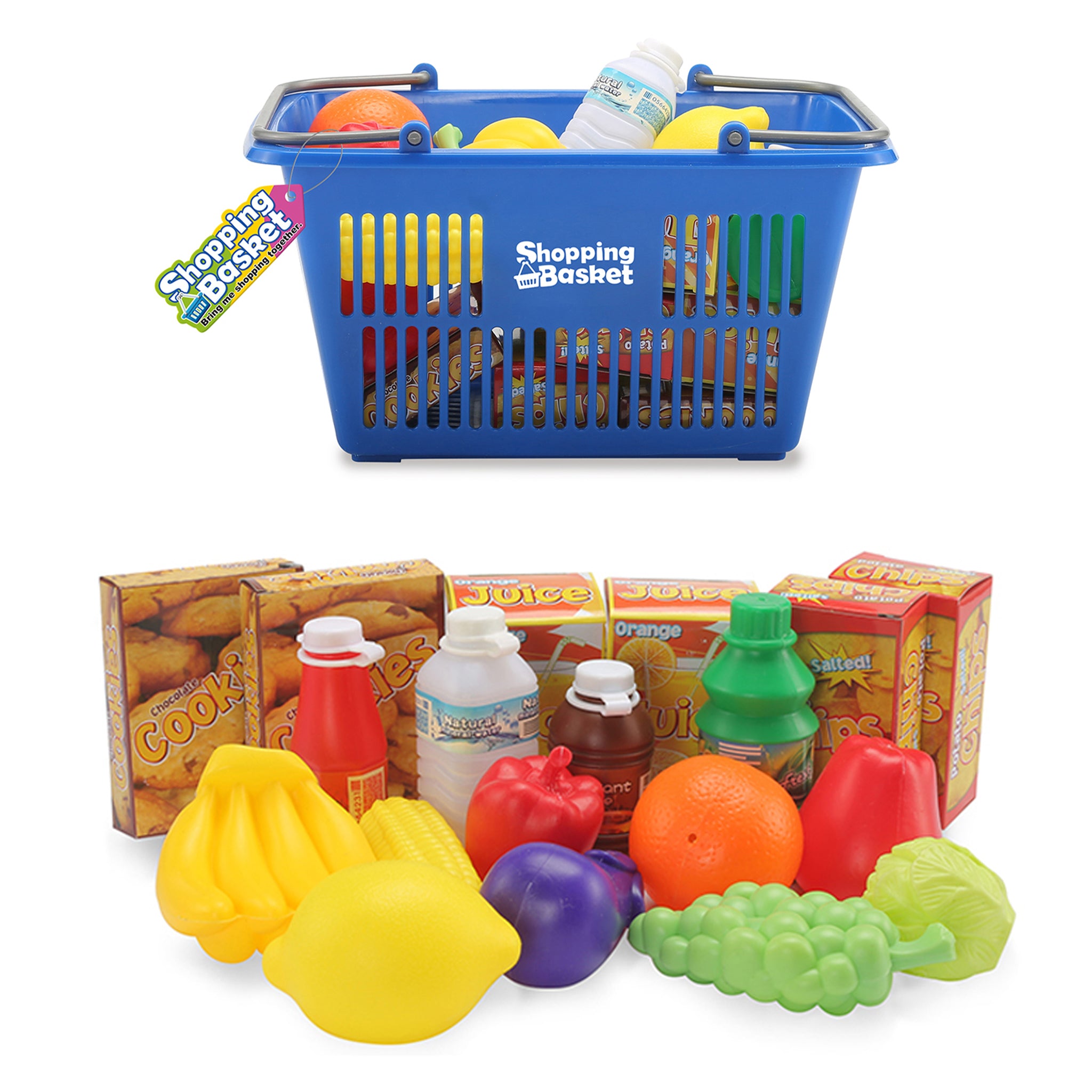 Shopping Fruit Basked 19 pc