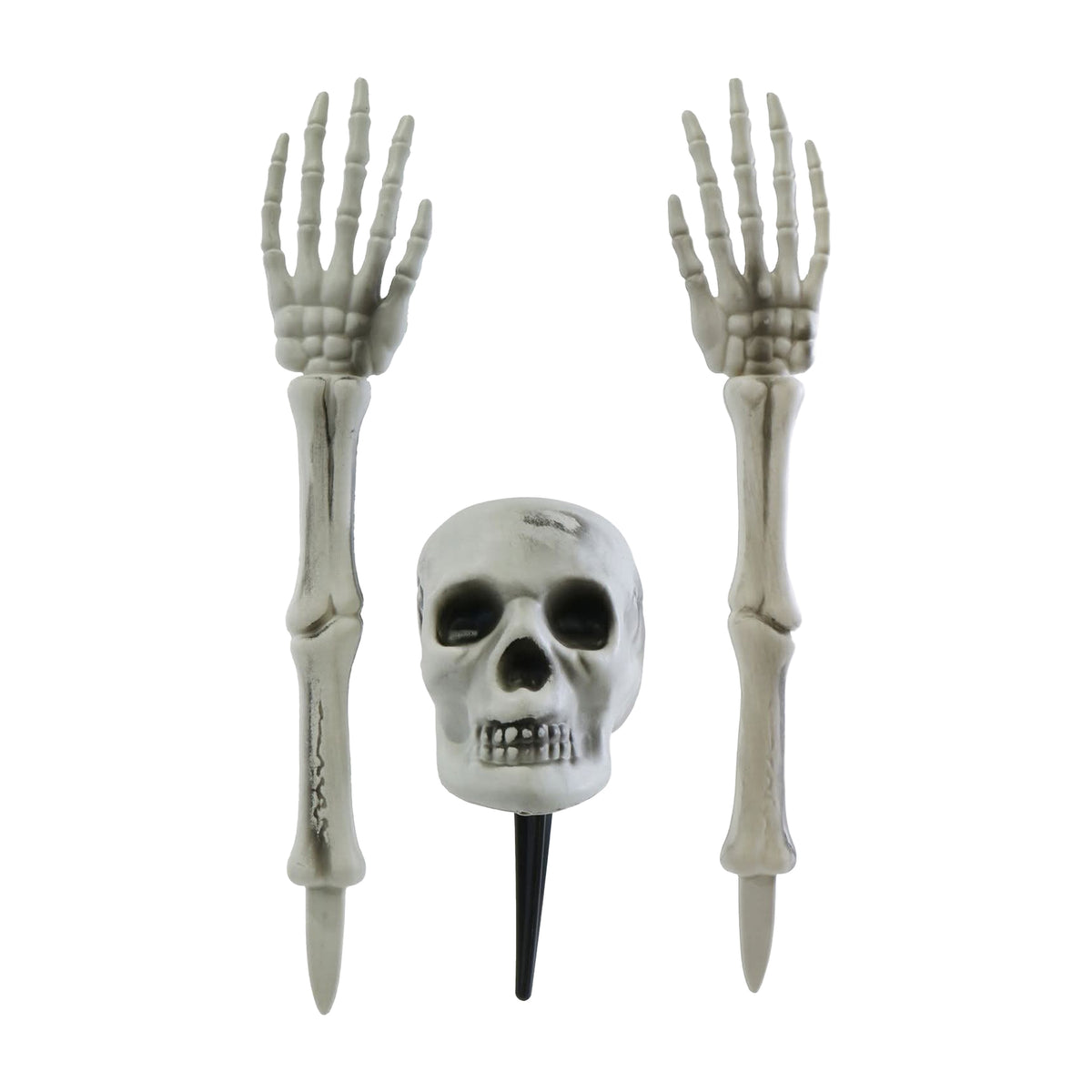 Skull and Arms Yard Stakes 50cm 3Pk