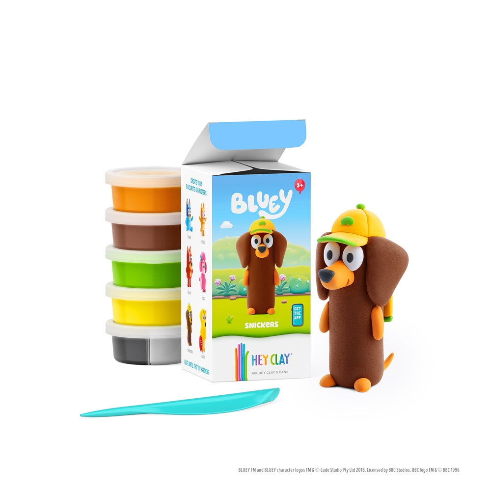 Hey Clay Bluey single character