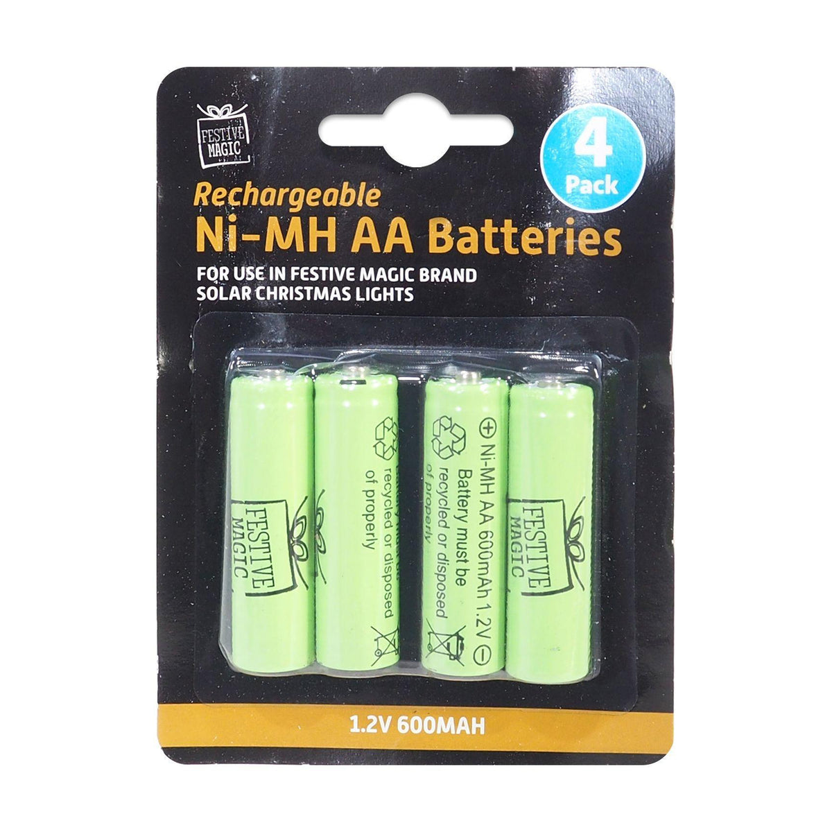 Solar Batteries Ni-Mh 4pk