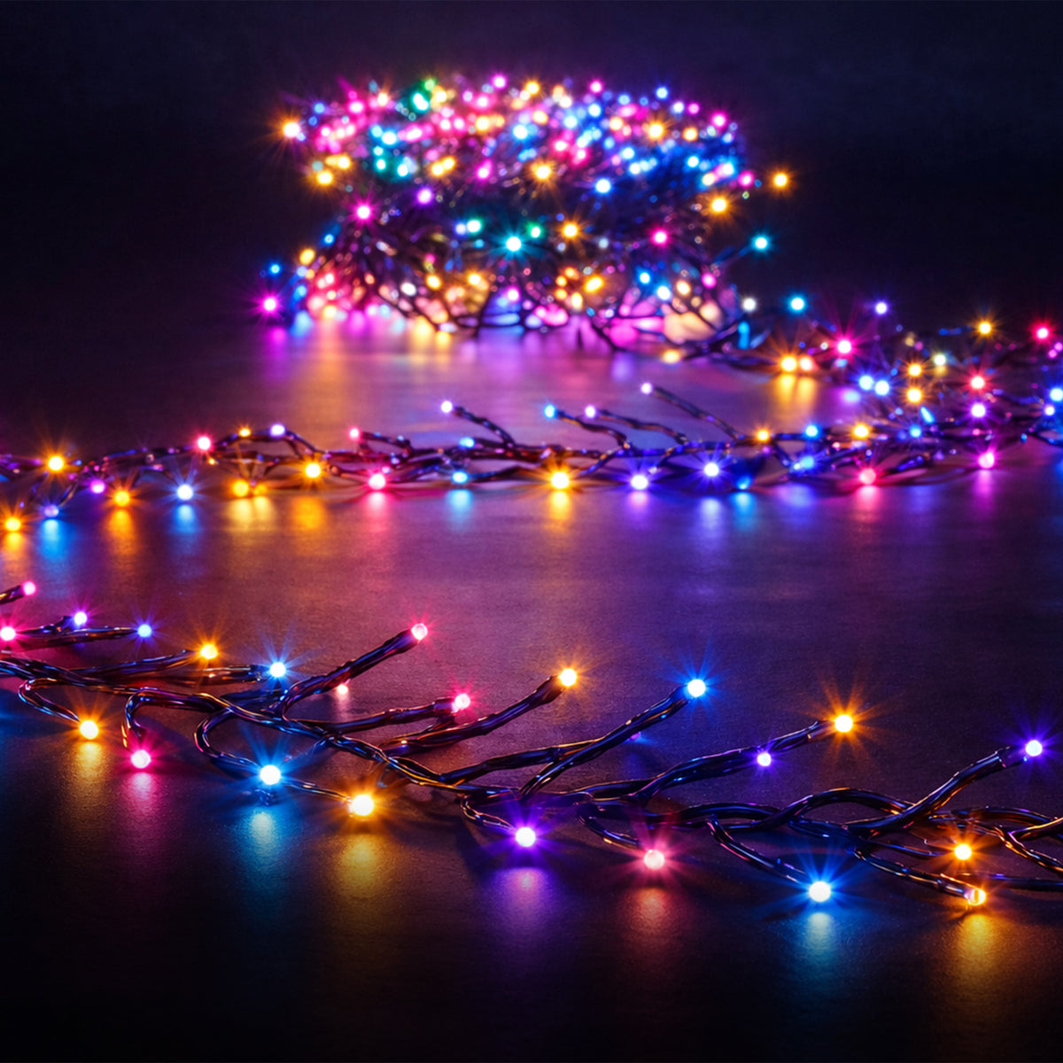 Solar Cluster Lights 600