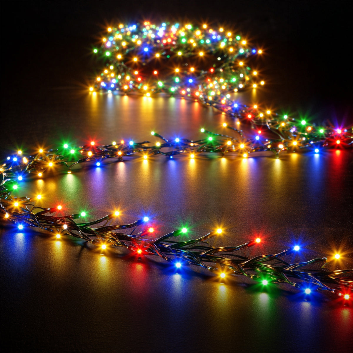 Solar Cluster Lights 600