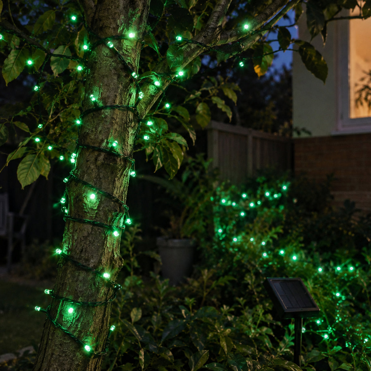 Solar Fairy Lights 500 LED Green