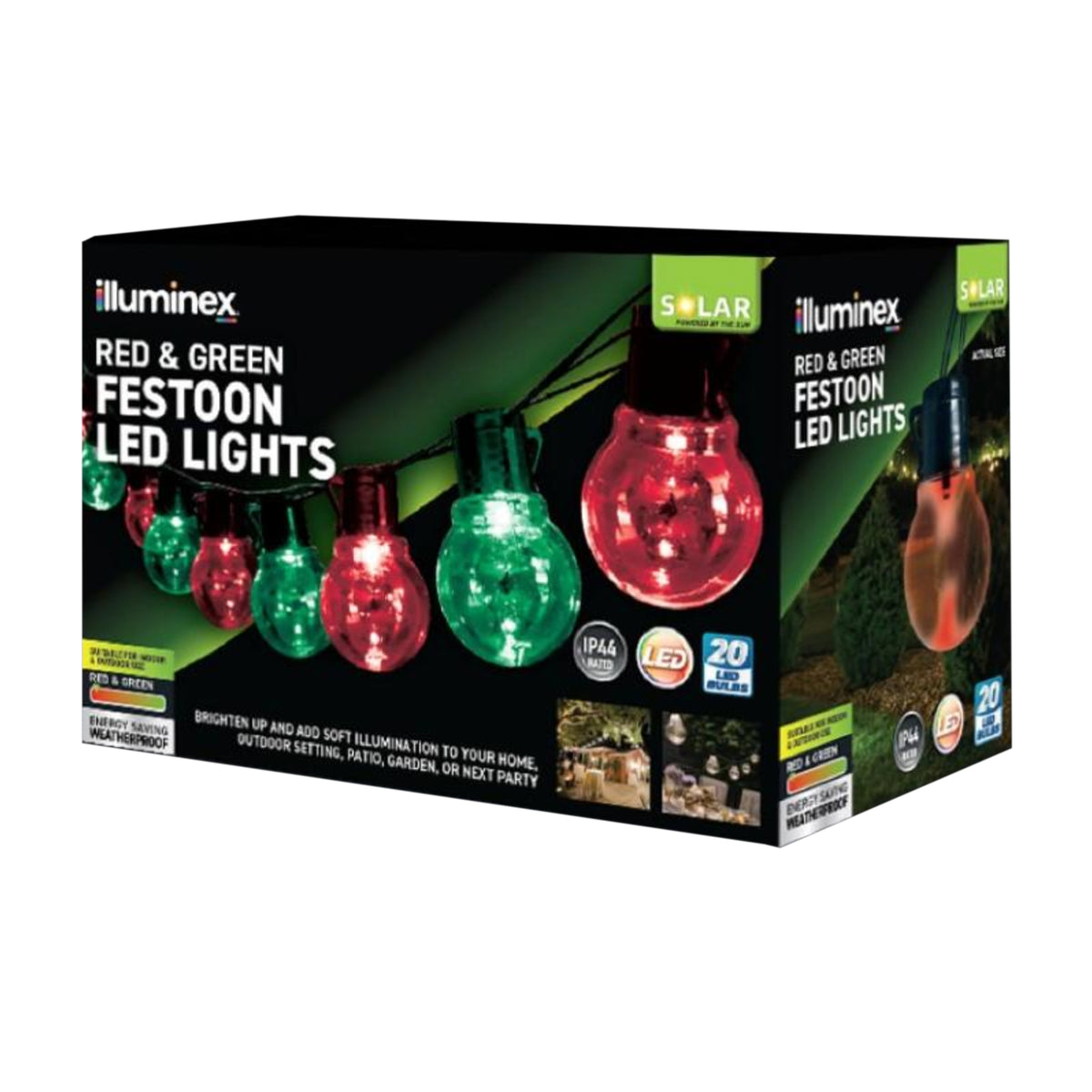 Solar Festoon Lights 20pk