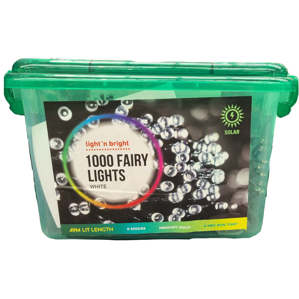 Solar 1000 LED Lights Fairy