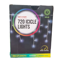 Solar 720 LED Lights Icicle