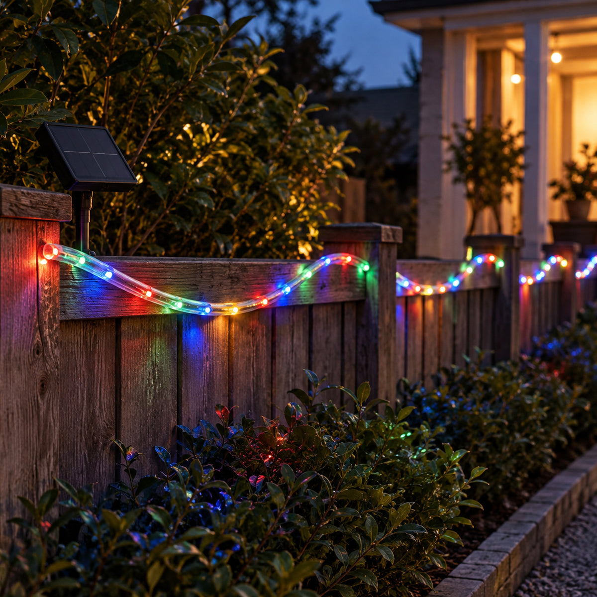 Solar LED Tubelight 10m Multi Colour