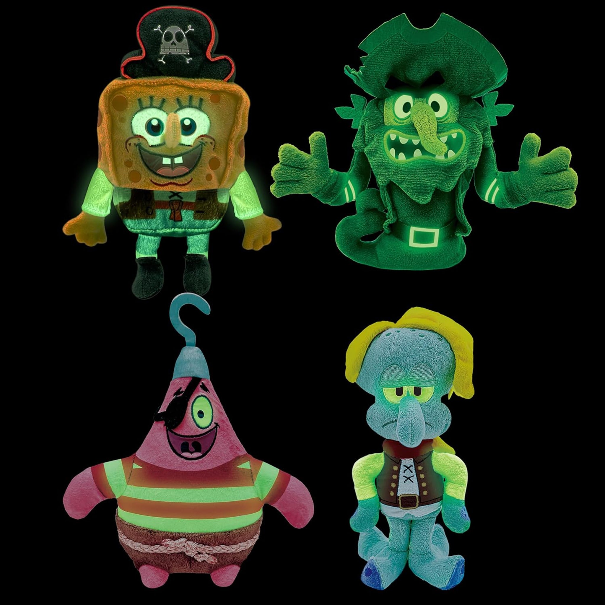 SpongeBob Squarepants 8" Bikini Bottom Glow Plush assorted
