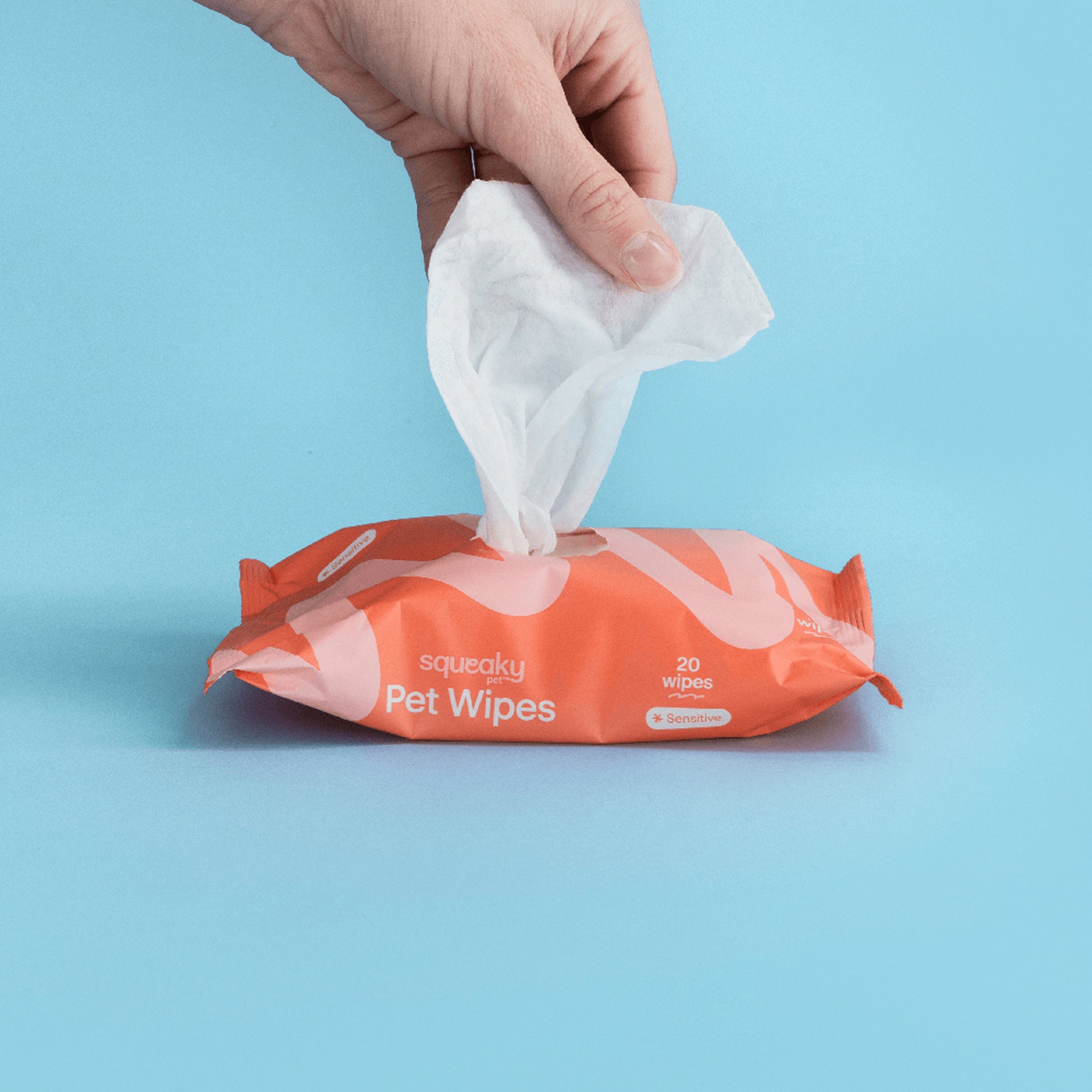 Squeaky Probiotic Pet Wipes – Fresh & Zesty or Fragrance Free (20 & 60 Wipes)