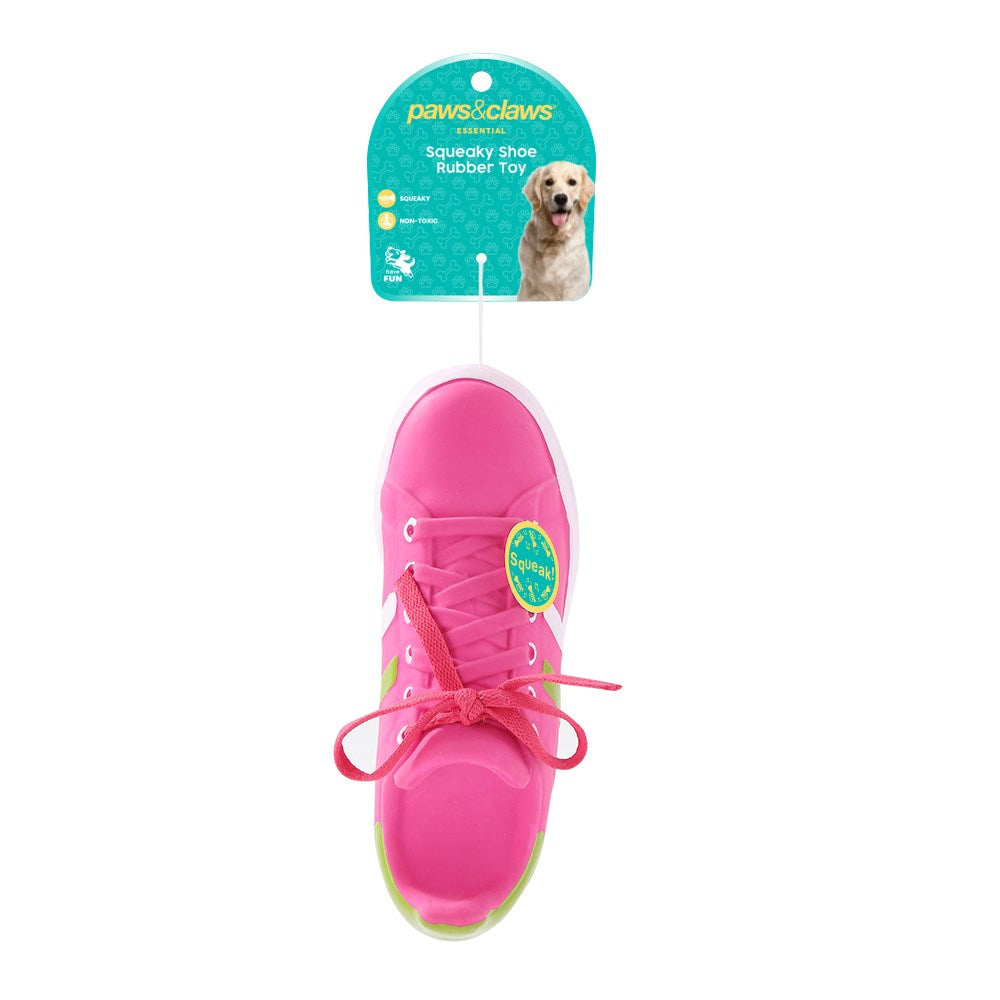 Squeaky Shoe Rubber Latex Pet Toy Assorted