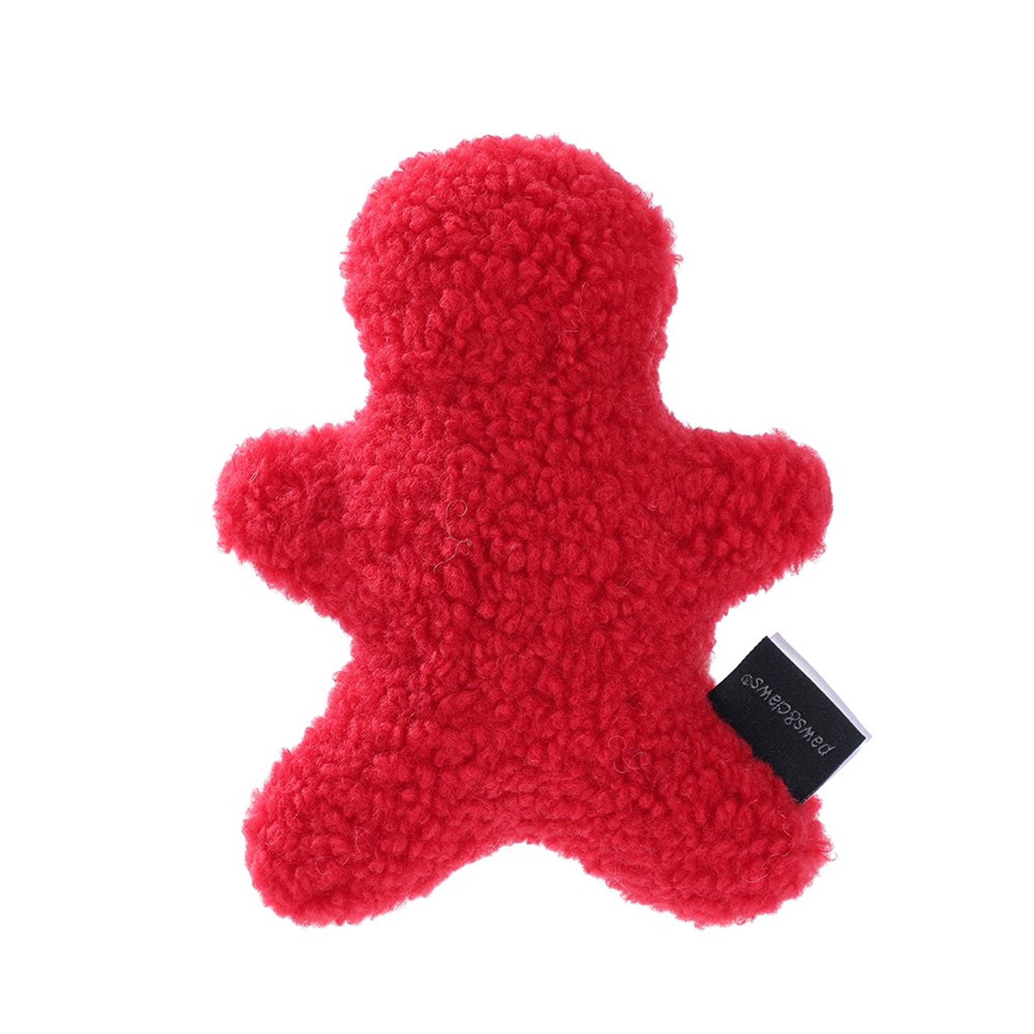 Squeaky Sherpa Plush Man & Bone 17x12x5.5cm