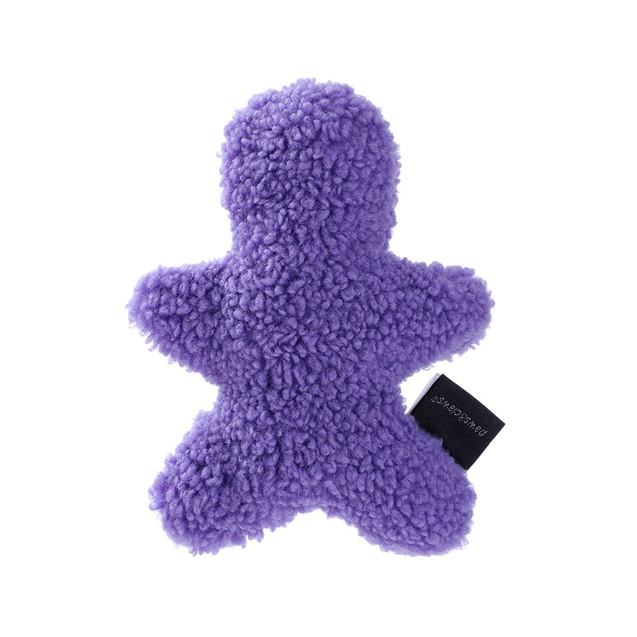 Squeaky Sherpa Plush Man & Bone 17x12x5.5cm