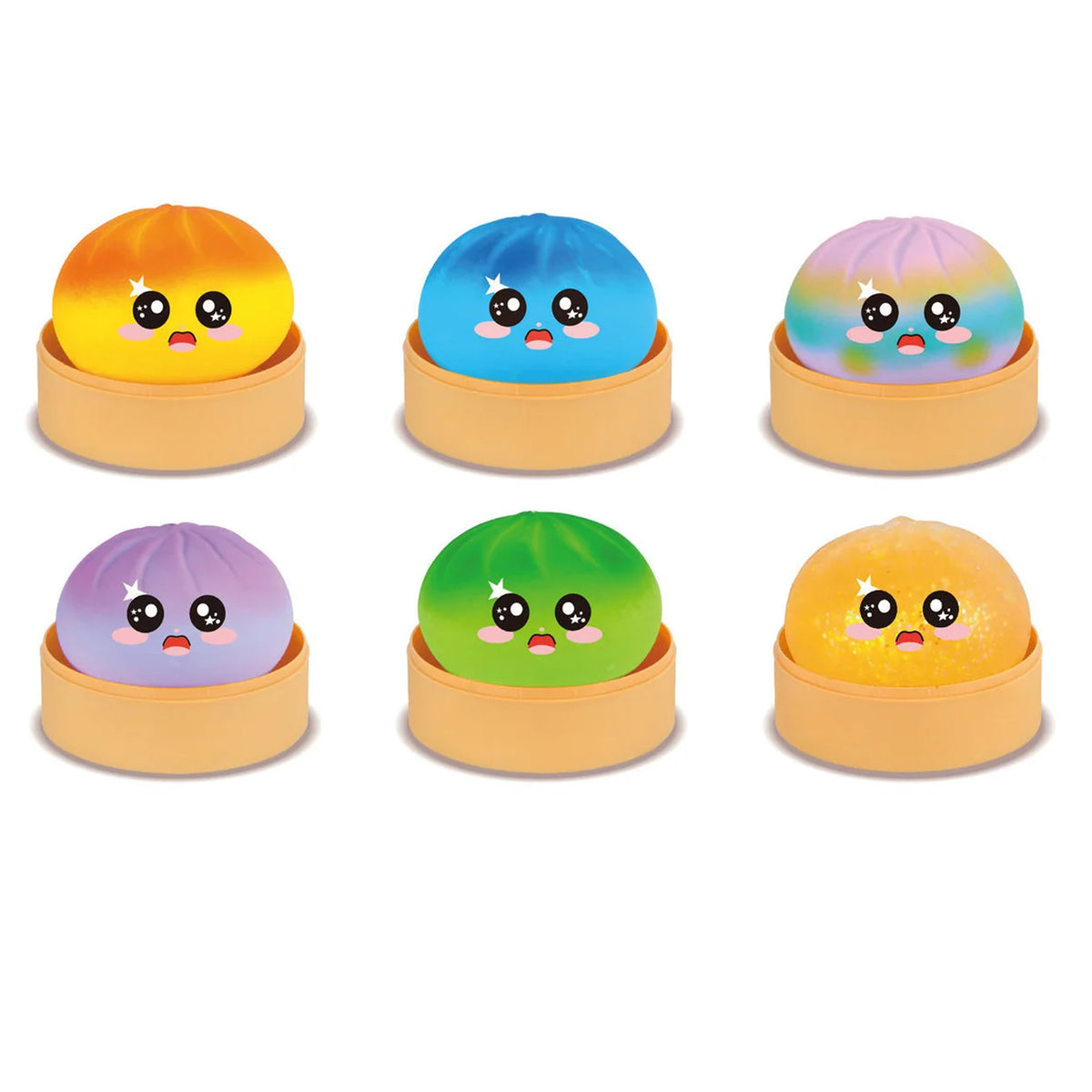 Squishy Mystery Rainbow Dumpling assorted
