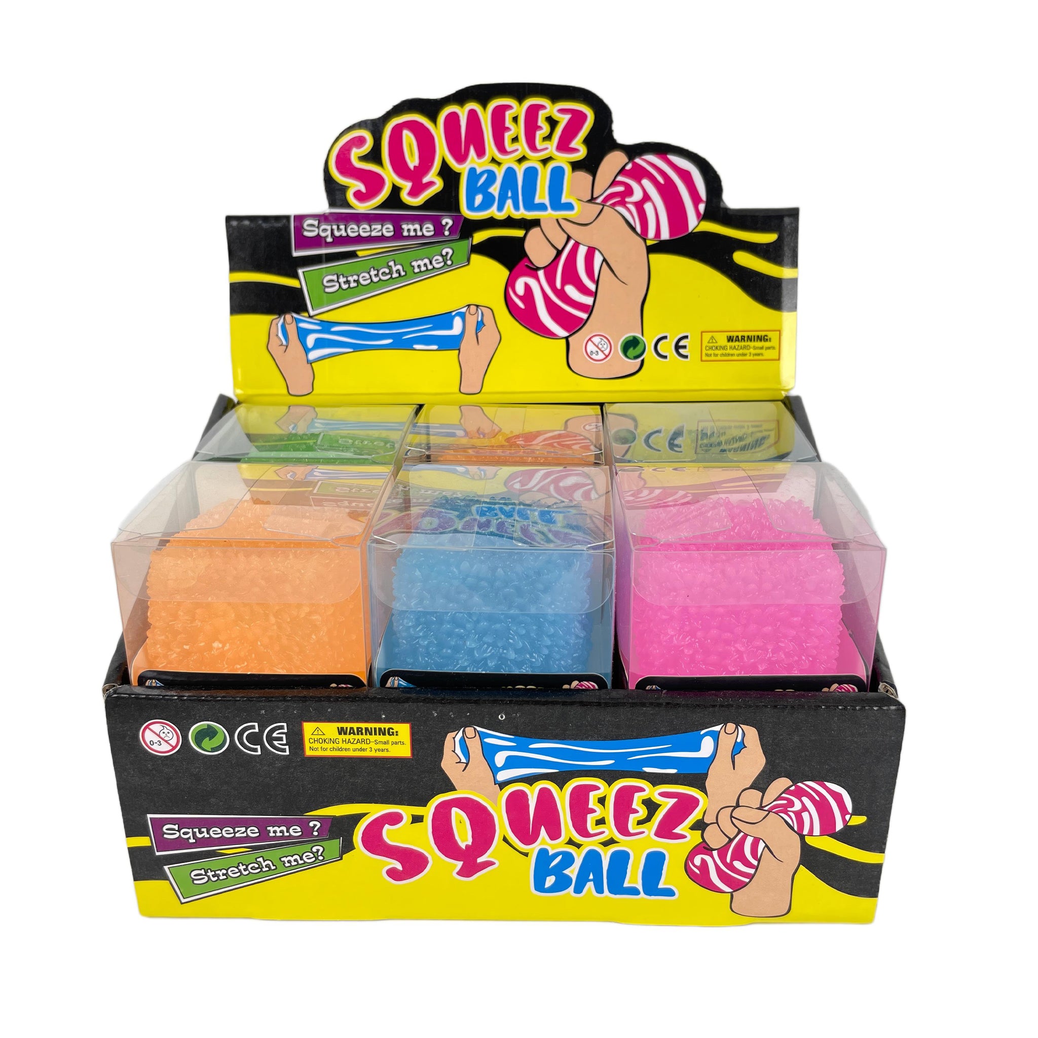 Squishy Textured Cube assorted