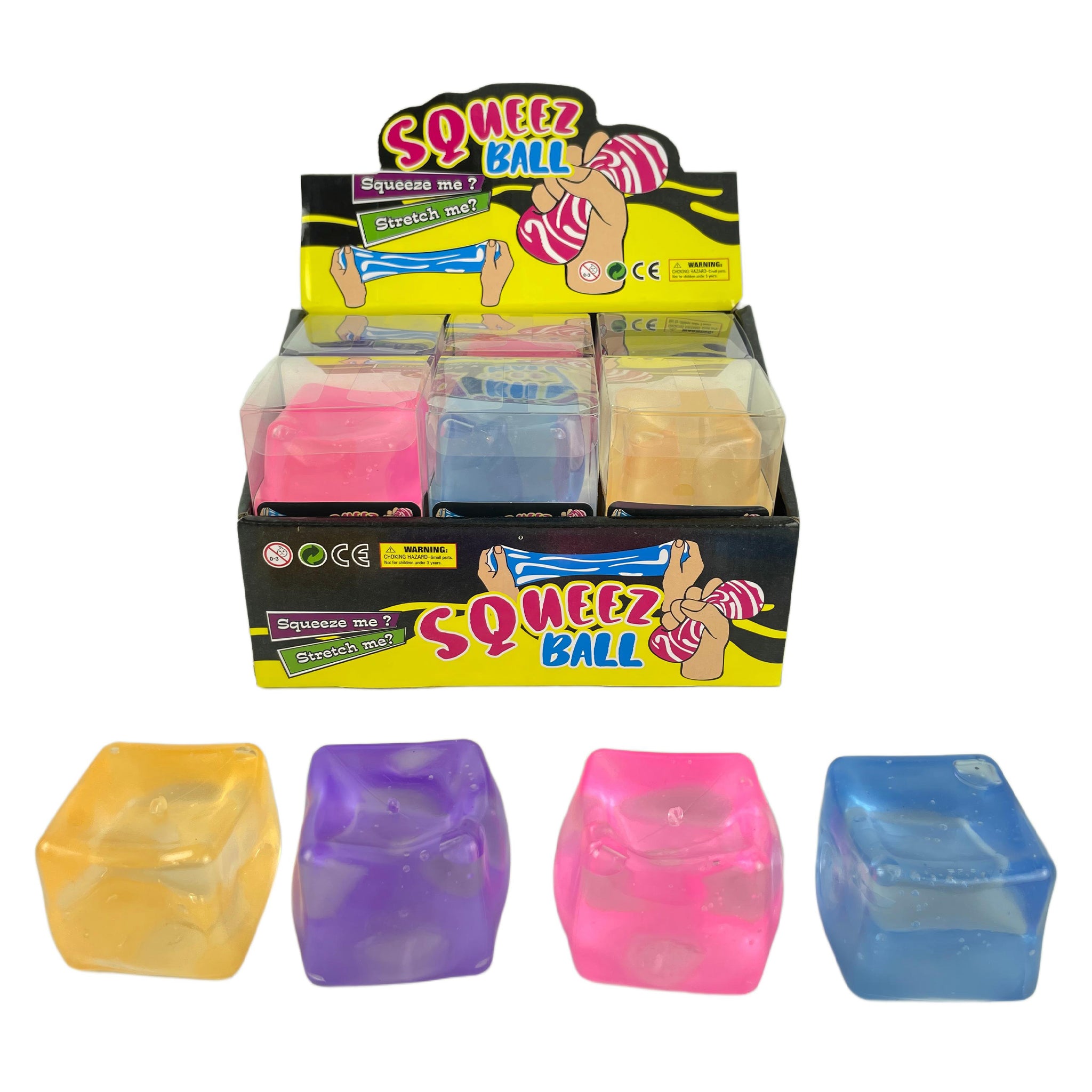 Squishy Translucent Cube assorted