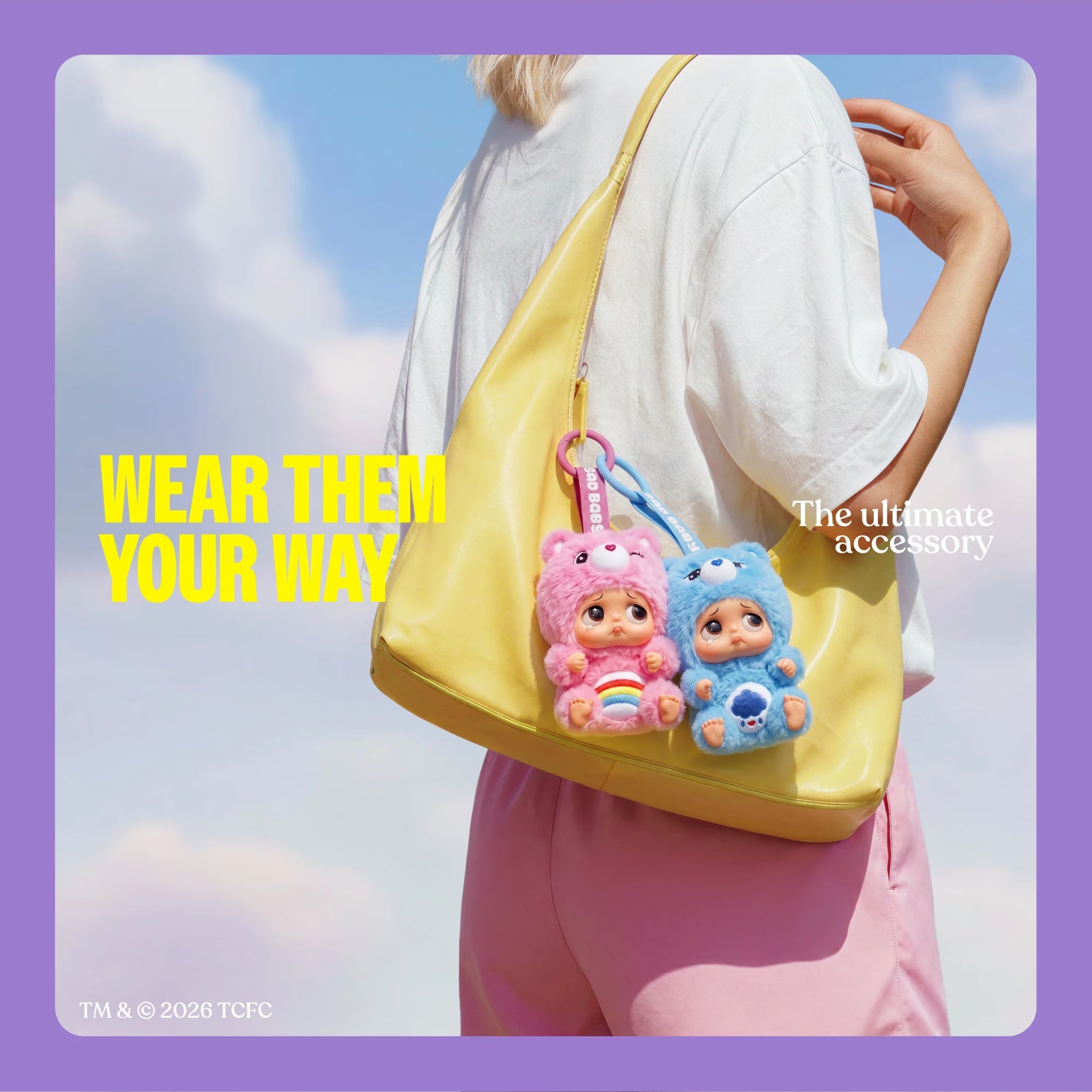 STAR BOX Sad Baby - Care Bears Keyring Series 1
