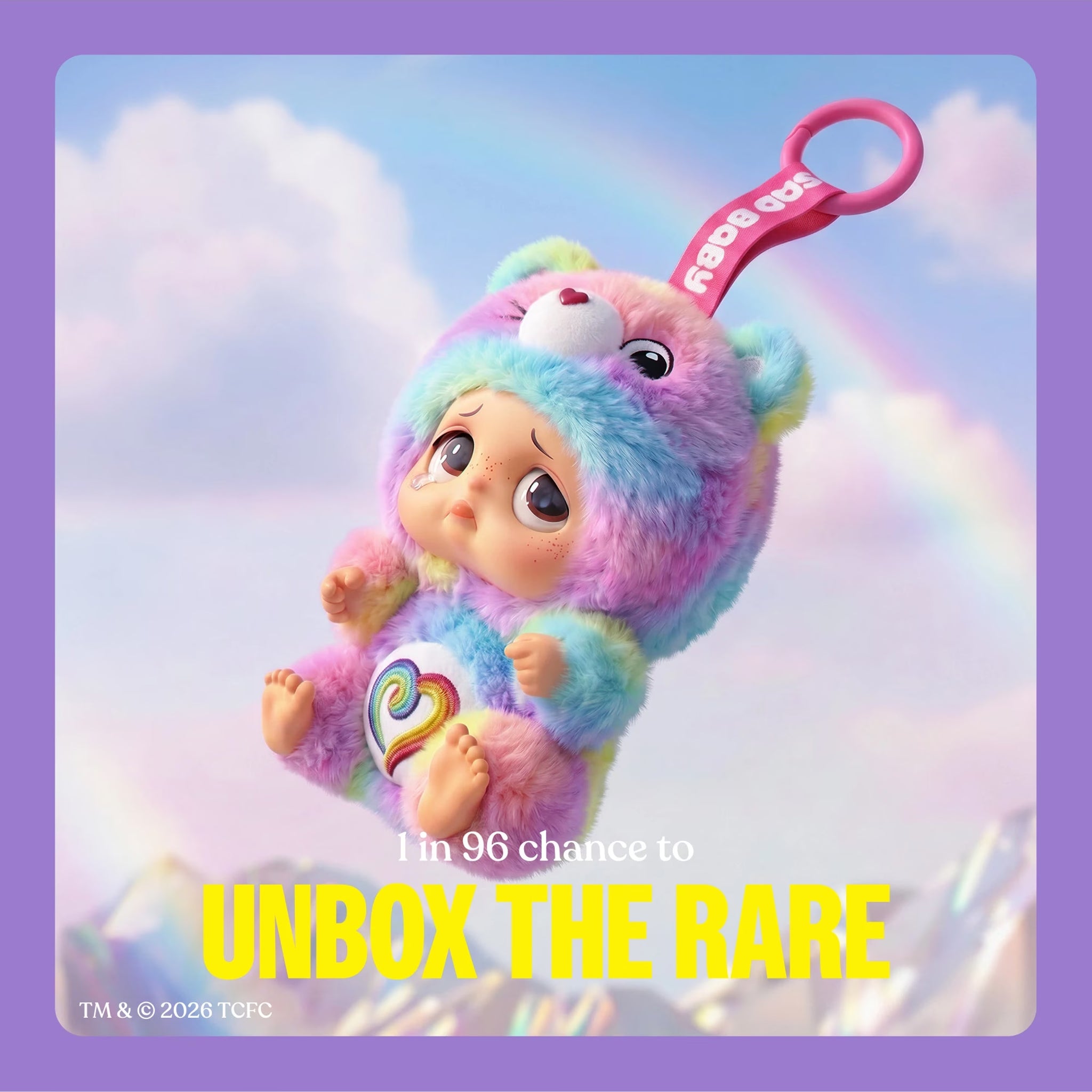 STAR BOX Sad Baby - Care Bears Keyring Series 1