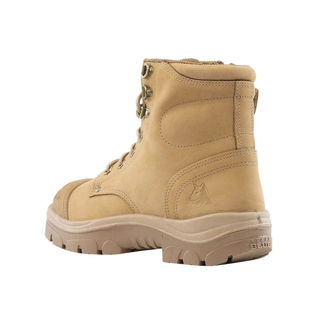 Steel Blue Mens Argyle Zip Scuff Cap Safety Boot 312652