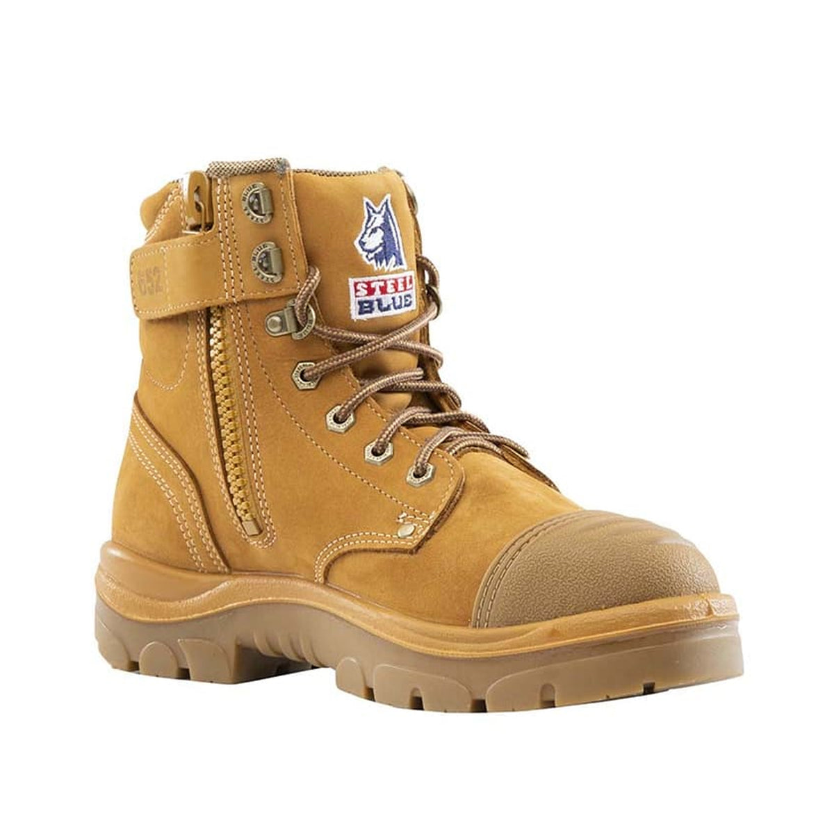 Steel Blue Mens Argyle Zip Scuff Cap Safety Boot 312652