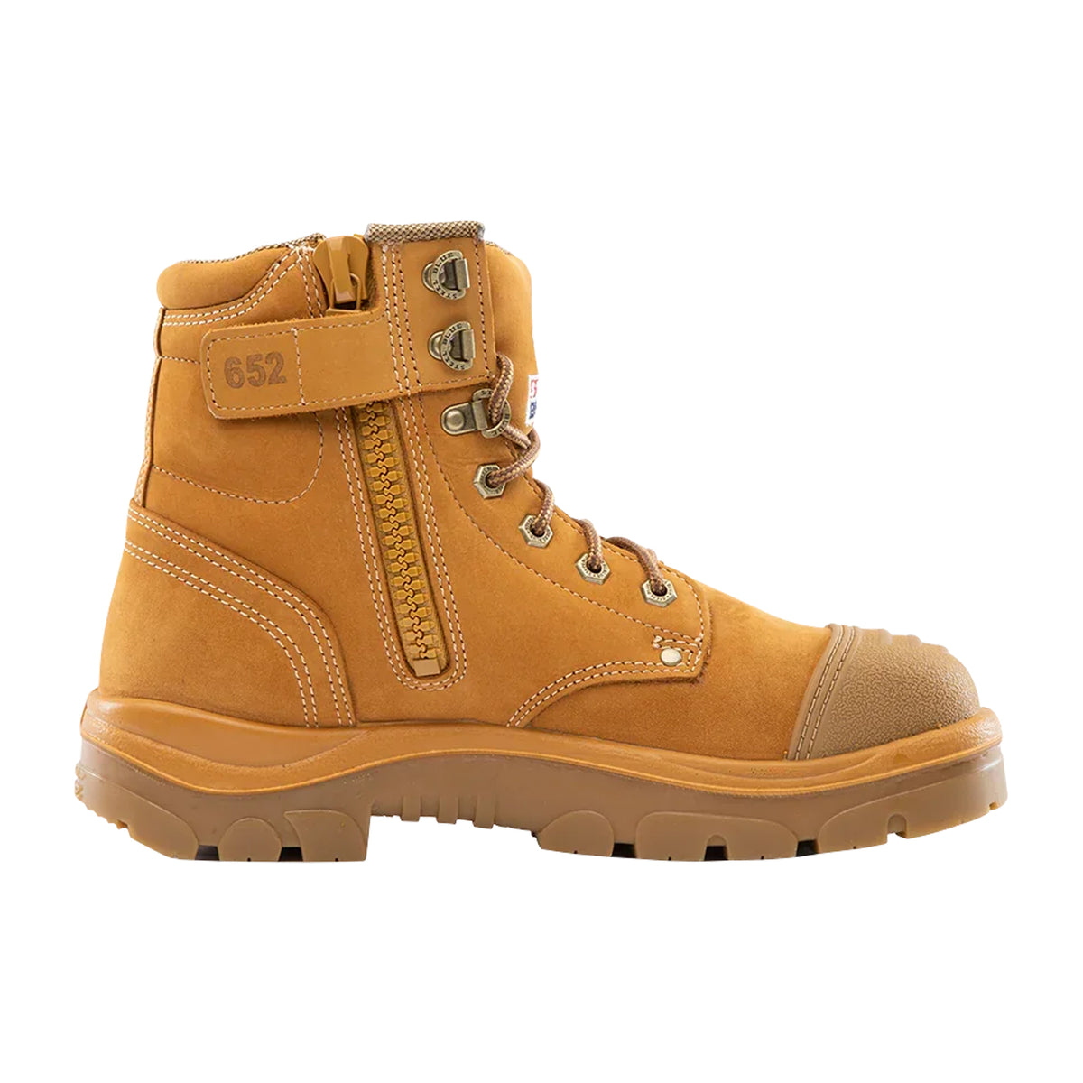 Steel Blue Mens Argyle Zip Scuff Cap Safety Boot 312652