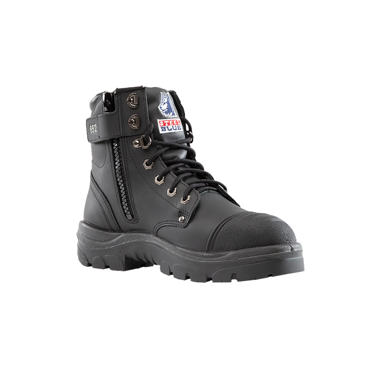 Steel Blue Men's Argyle  Zip Scuff Cap Safety Boot 312652